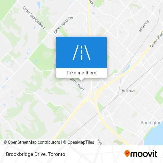 Brookbridge Drive map