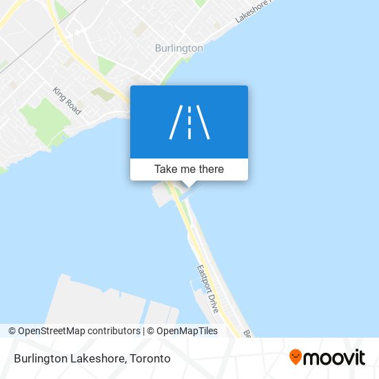 Burlington Lakeshore map