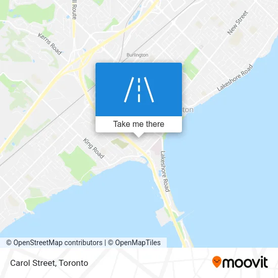 Carol Street map