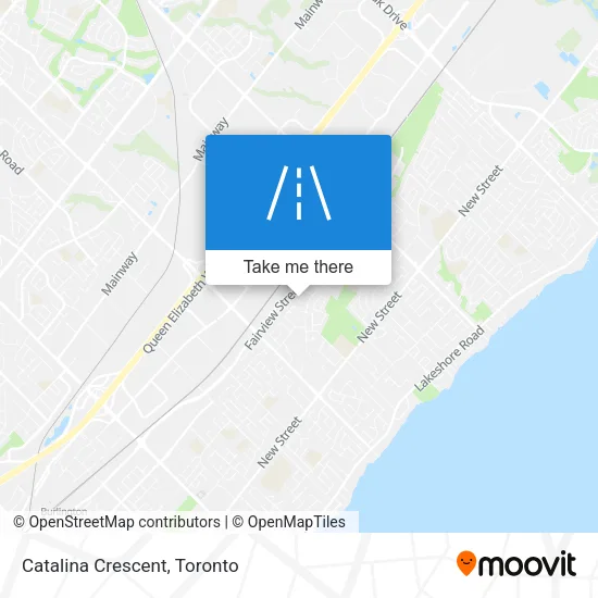 Catalina Crescent map