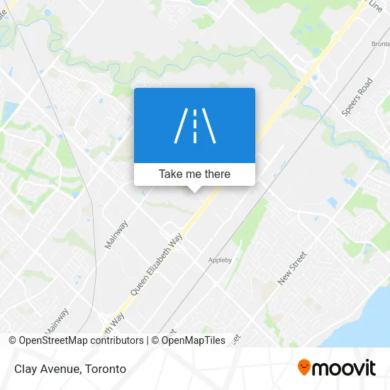 Clay Avenue map