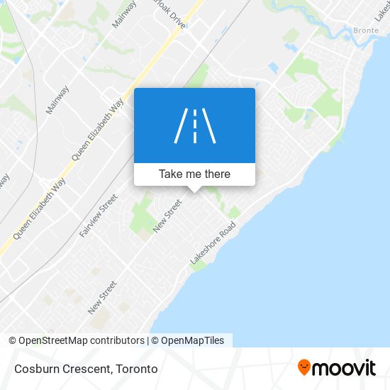 Cosburn Crescent map