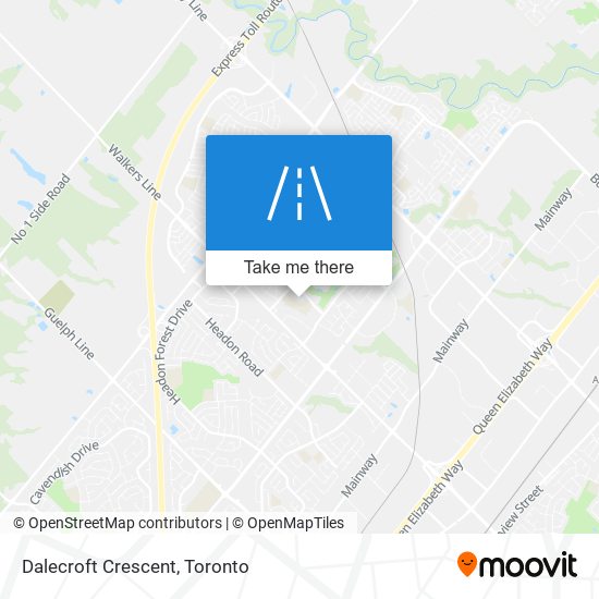 Dalecroft Crescent map