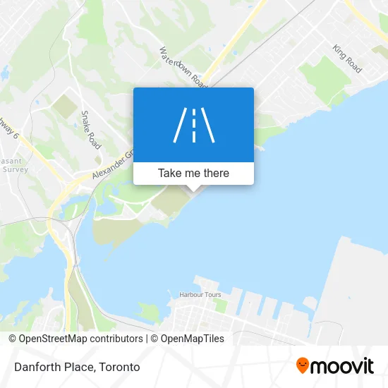 Danforth Place map