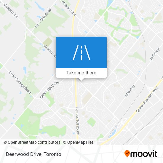 Deerwood Drive map