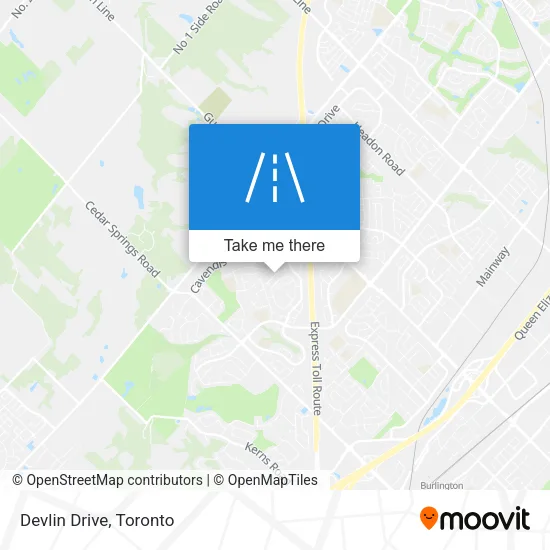 Devlin Drive map