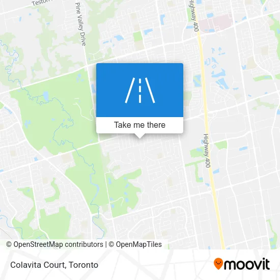 Colavita Court map