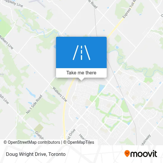 Doug Wright Drive map