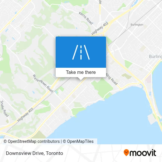 Downsview Drive map