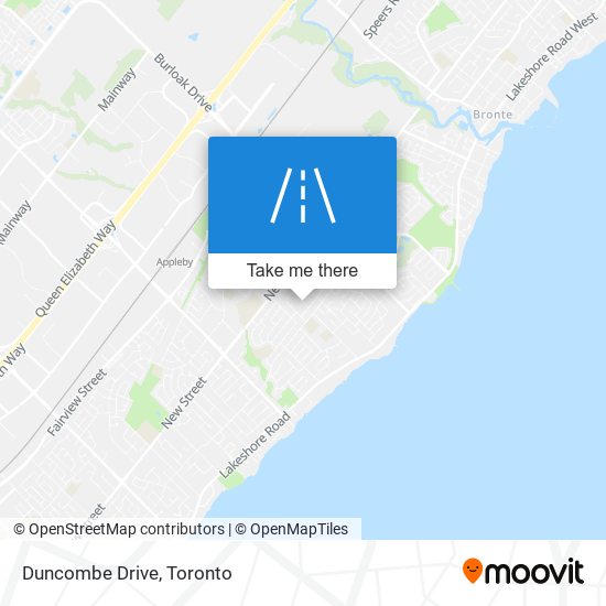 Duncombe Drive map