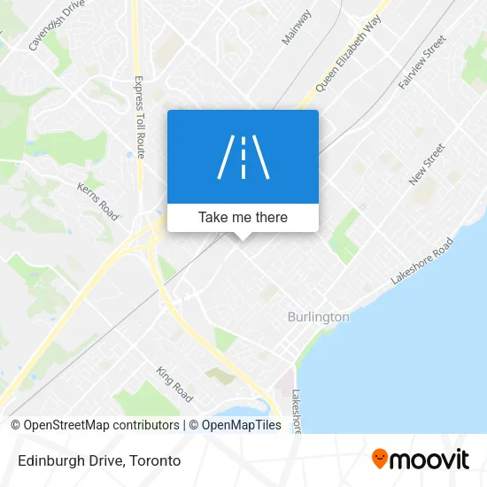Edinburgh Drive map
