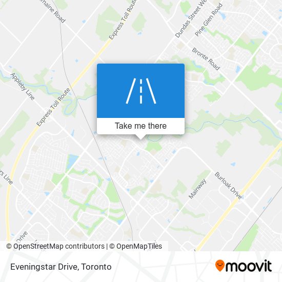 Eveningstar Drive map