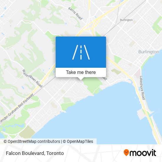 Falcon Boulevard map