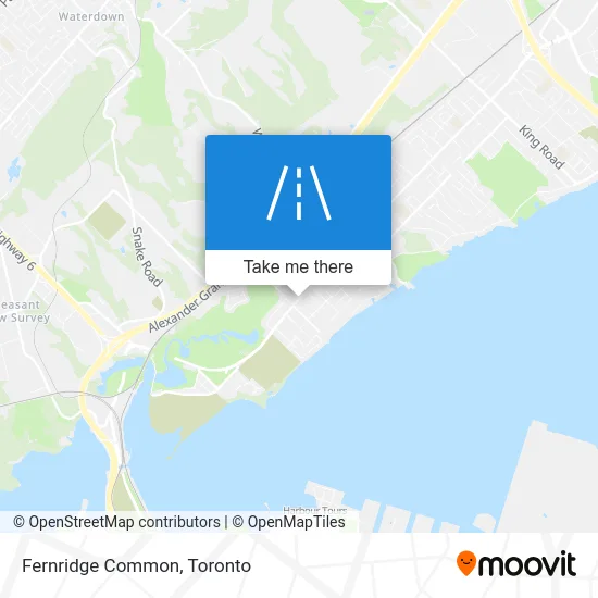 Fernridge Common map