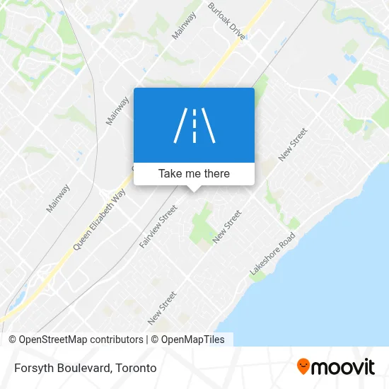 Forsyth Boulevard map