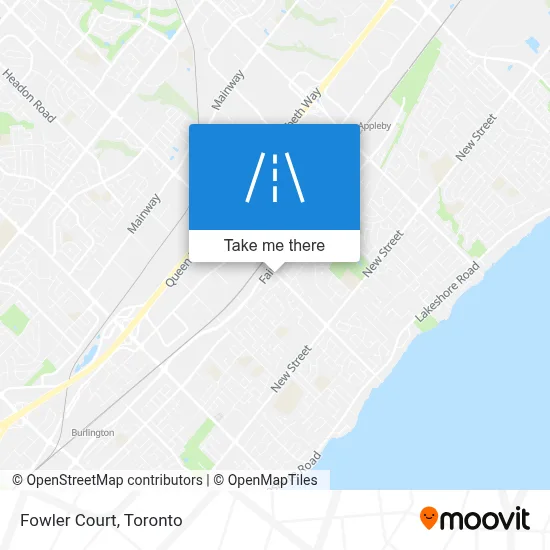 Fowler Court map