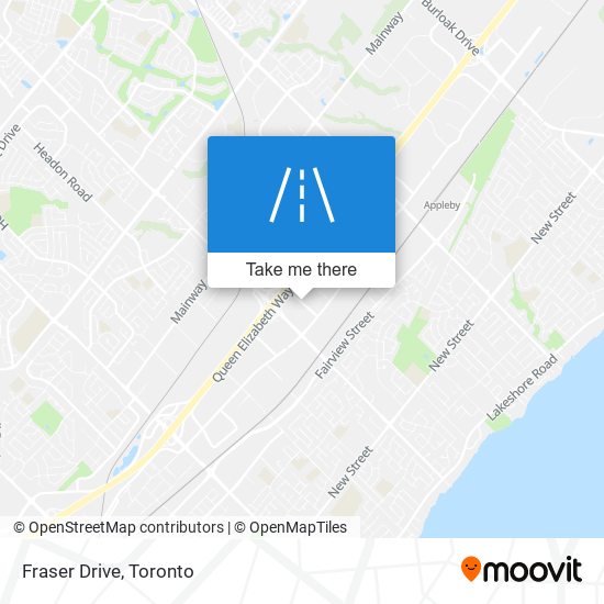 Fraser Drive map