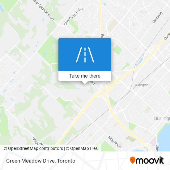 Green Meadow Drive map