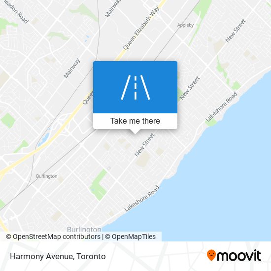 Harmony Avenue map