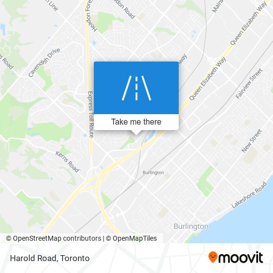 Harold Road map