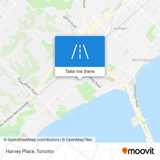 Harvey Place map