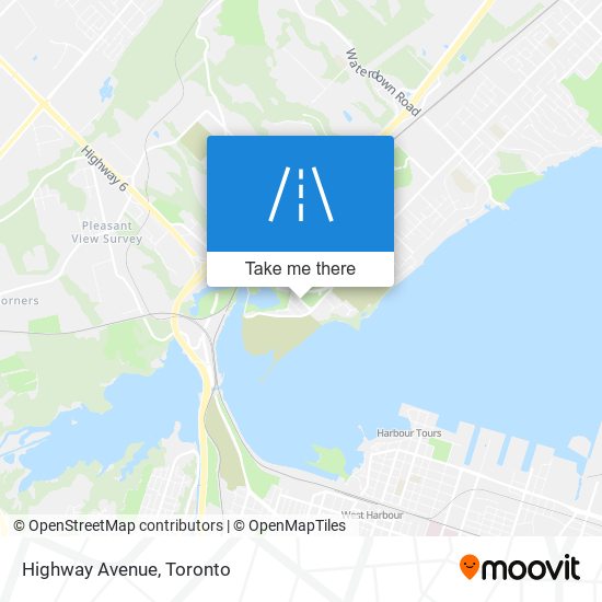 Highway Avenue map