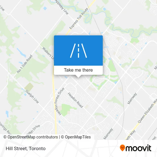 Hill Street map
