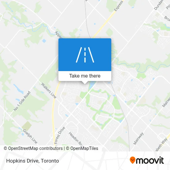 Hopkins Drive map