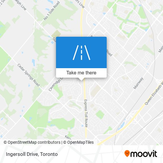 Ingersoll Drive map