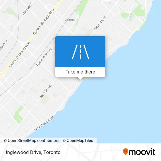 Inglewood Drive map
