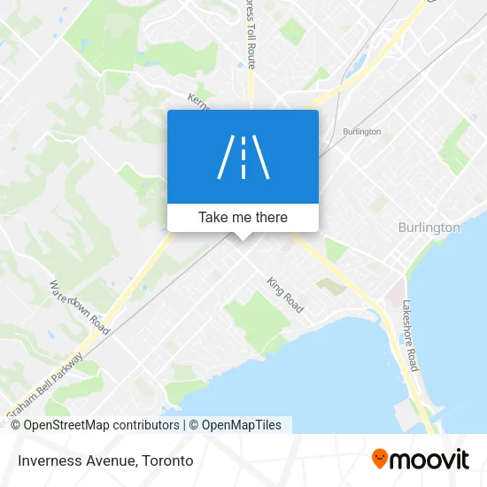 Inverness Avenue map