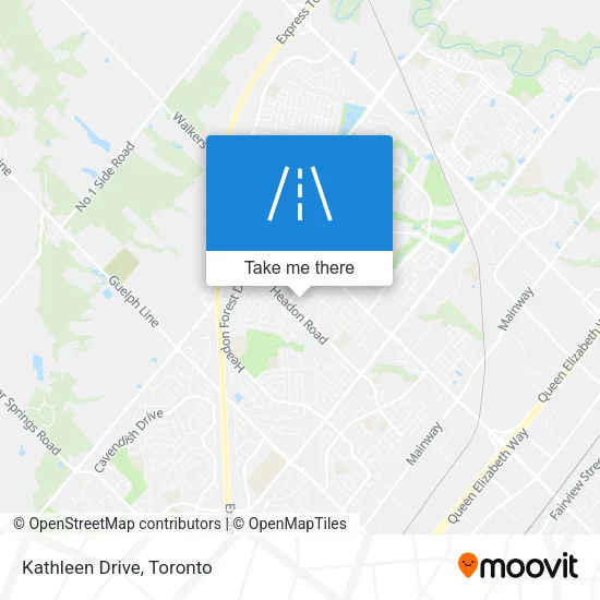 Kathleen Drive map