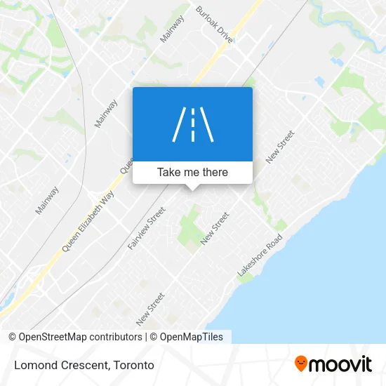 Lomond Crescent map
