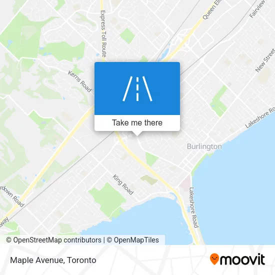Maple Avenue map