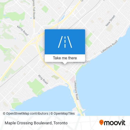 Maple Crossing Boulevard map