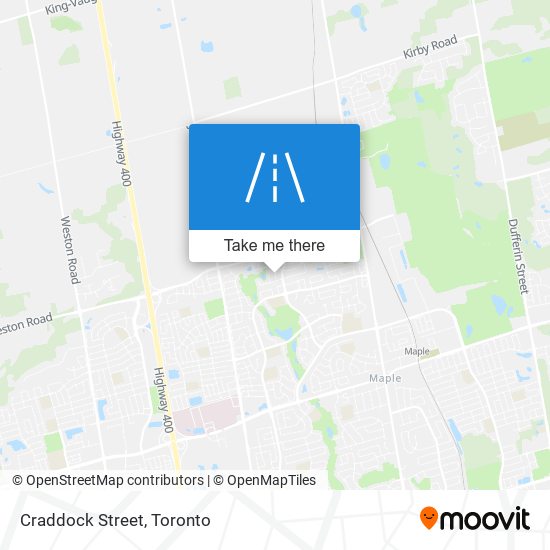 Craddock Street map