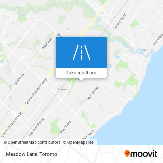 Meadow Lane map