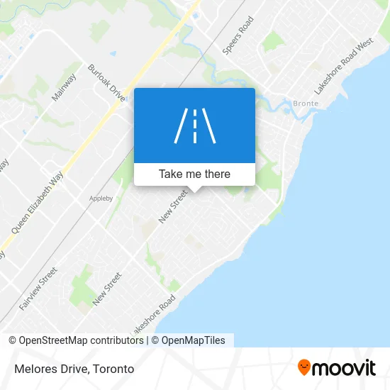 Melores Drive map