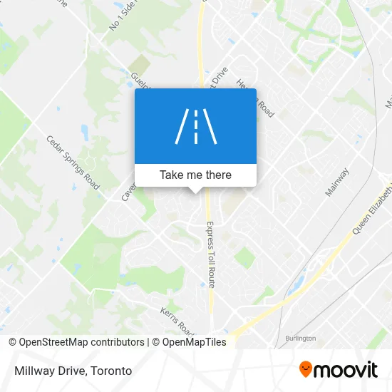 Millway Drive map