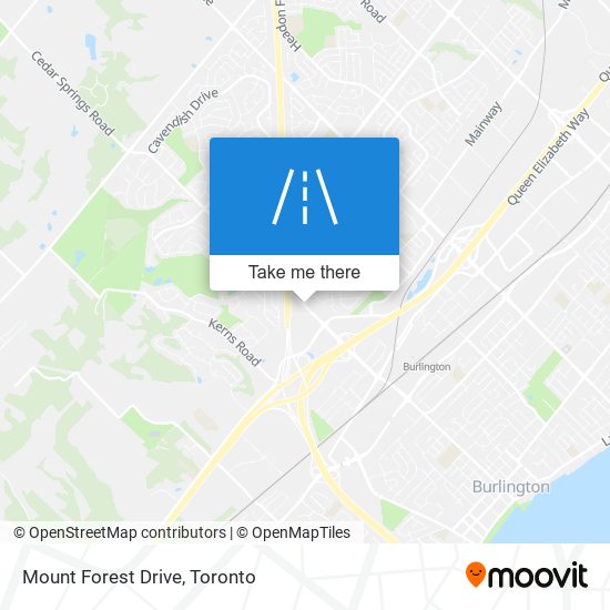 Mount Forest Drive map