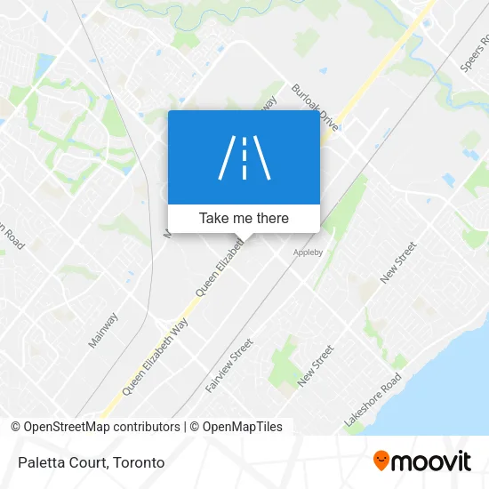 Paletta Court map