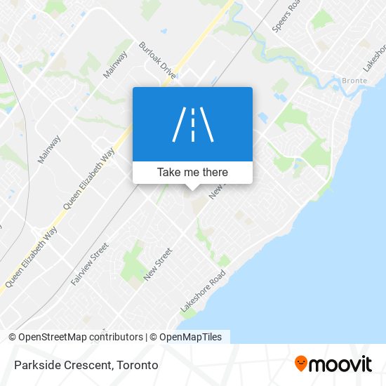 Parkside Crescent map