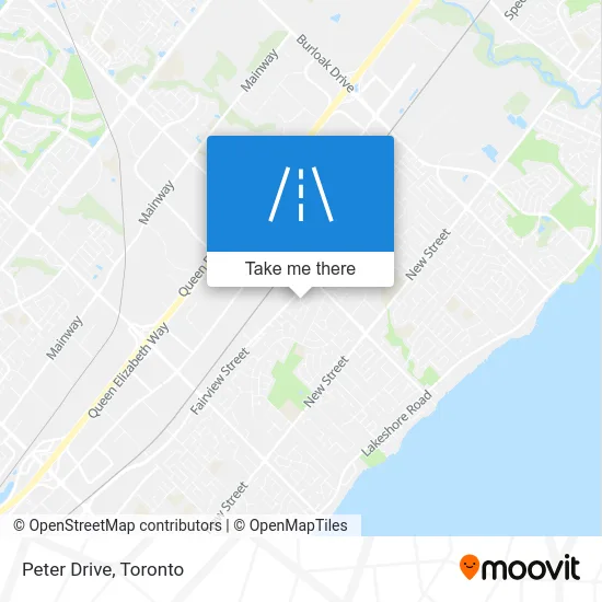 Peter Drive map
