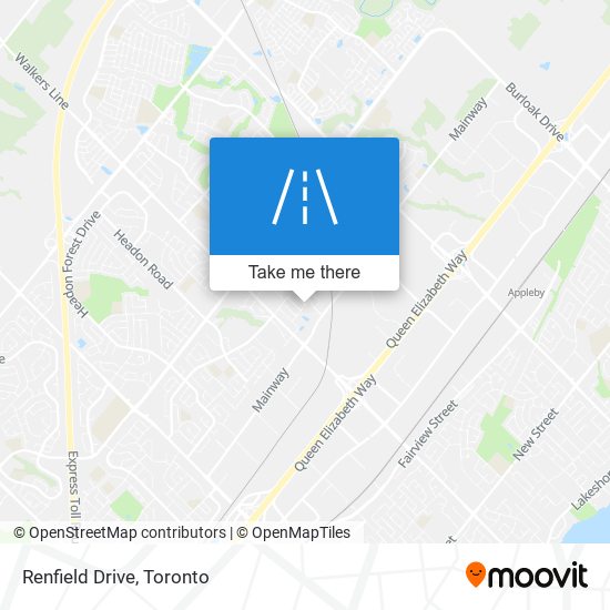 Renfield Drive map