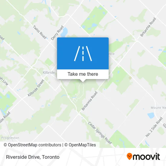 Riverside Drive map