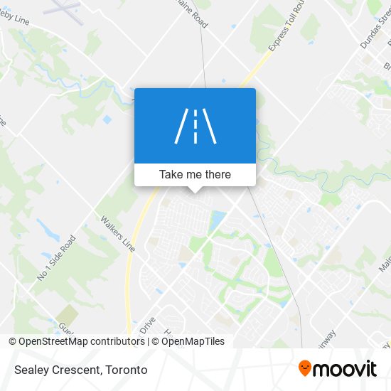 Sealey Crescent map