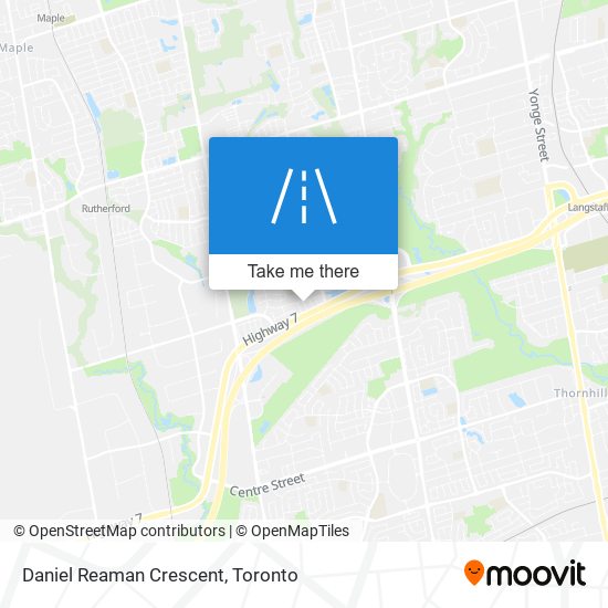 Daniel Reaman Crescent map