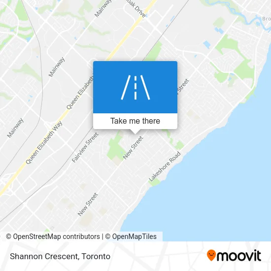 Shannon Crescent map