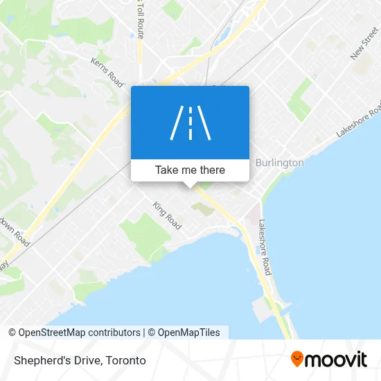 Shepherd's Drive map