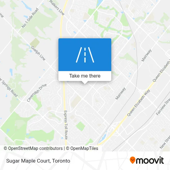 Sugar Maple Court map